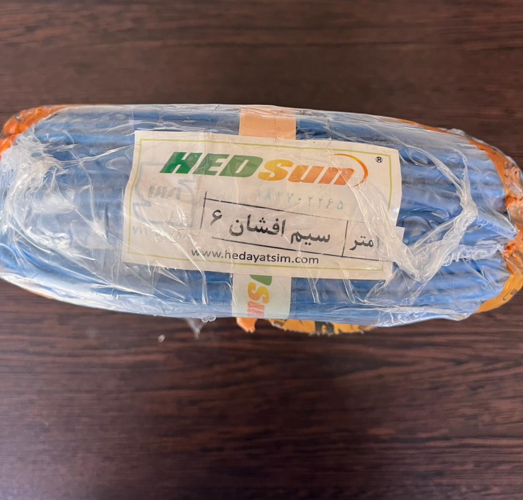 سیم رشته ای 6 هدایت الکتریک 100 متری