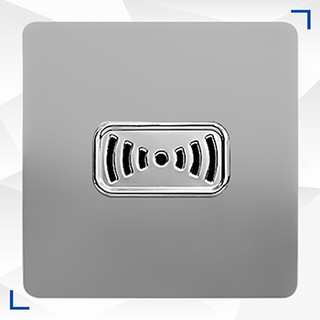 زنگ بیزر کریستال نقره ای نقره ای آسیا